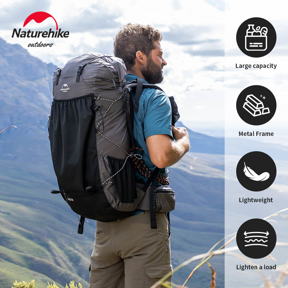Mountain Biking Backpack - Mochila Naturehike para acampar, bolsa de