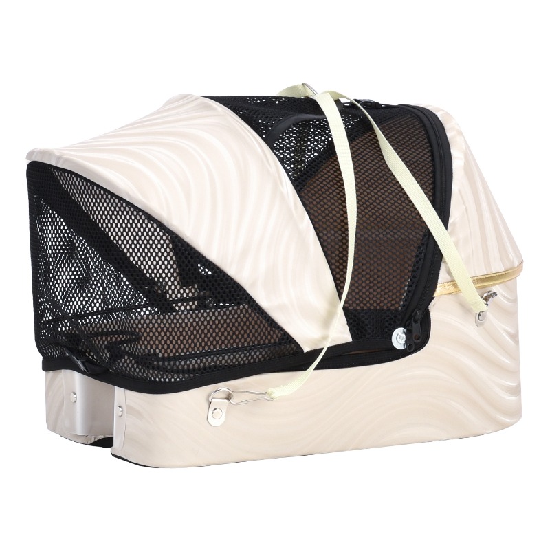 Mountain Biking Backpack - Cesta plegable para perros para bicicleta,