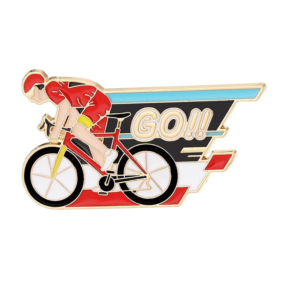 Mountain Biking Backpack - Pin de Solapa de Ciclista de