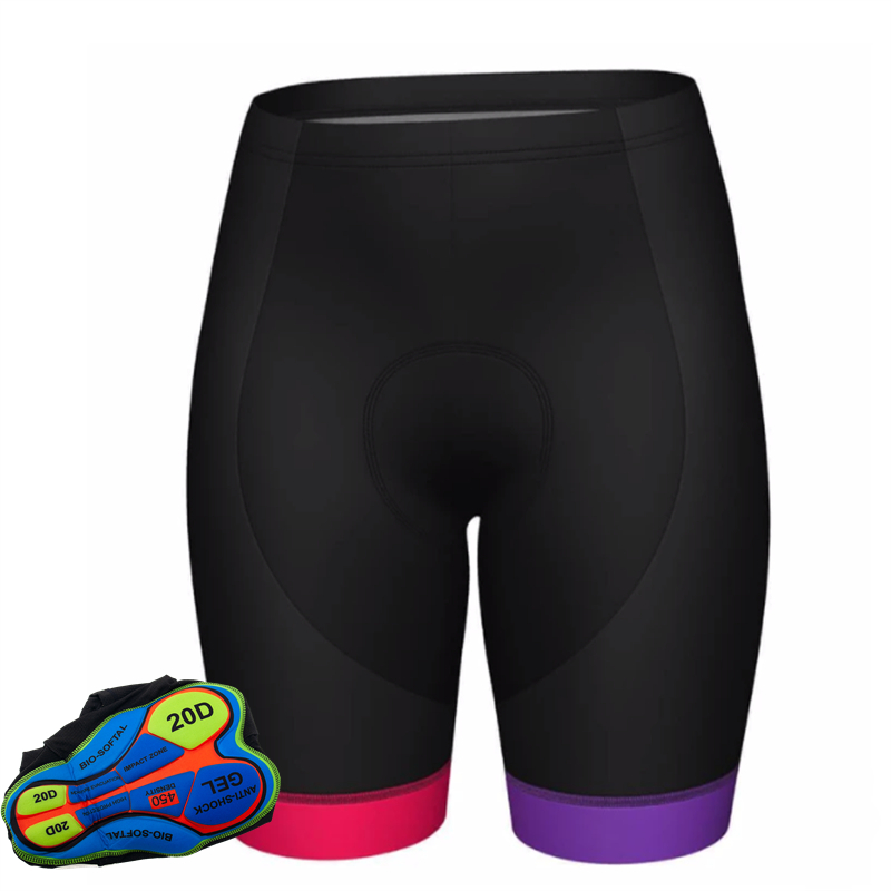 Mountain Biking Shorts Women - 20D Gel Pad bicicleta medias Mtb