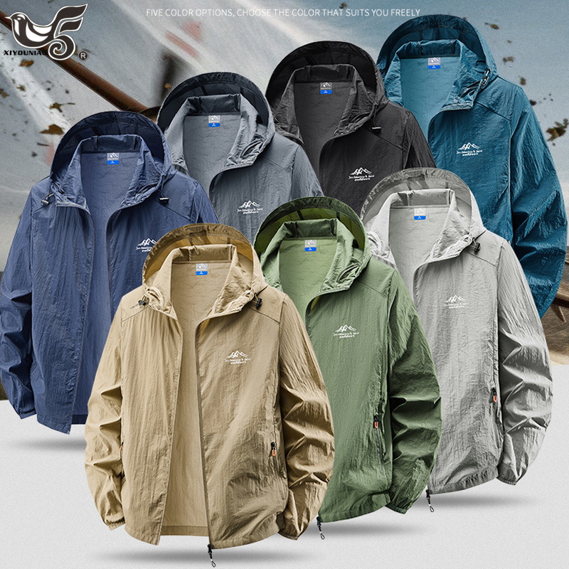 Mountain Biking Jacket - Ropa de protección solar con capucha