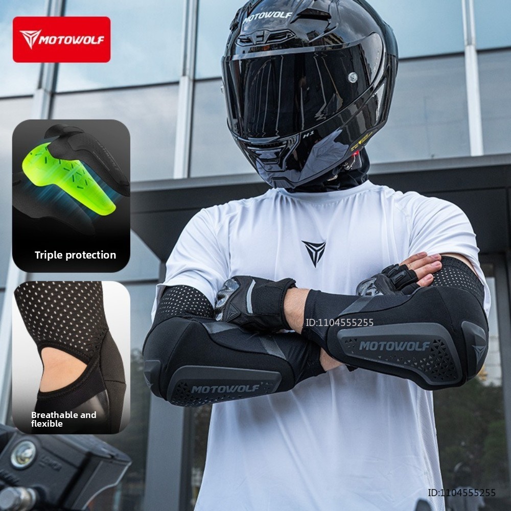 Mountain Biking Elbow Pads - Protector de Codo para Motocicleta, Elástico