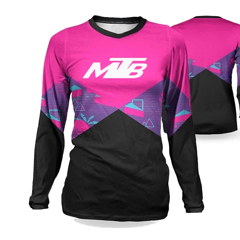 Mountain Biking New Jersey - Camisetas para descenso para mujer, camisetas