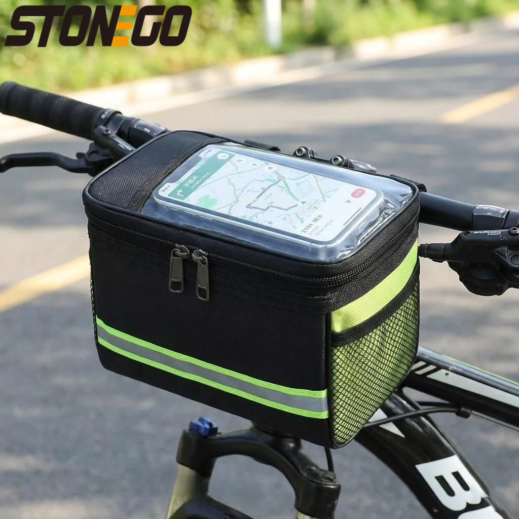 Mountain Biking Hip Pack - Bolsa Delantera Impermeable para Ciclismo, Bolsa