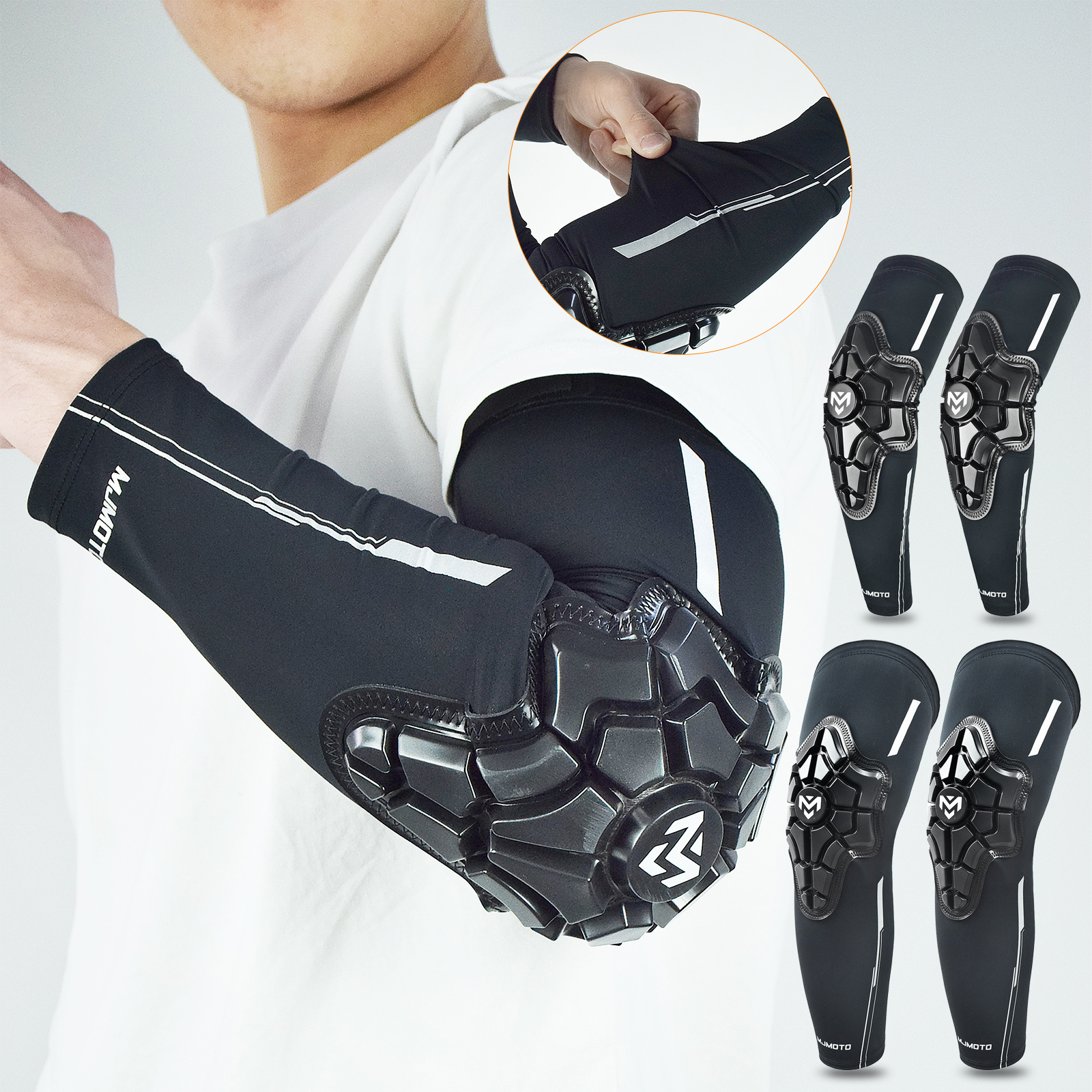 Mountain Biking Elbow Pads - Protector de Codo y Rodilla de
