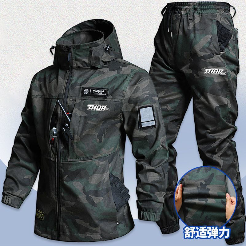Mountain Biking Jacket - THORSOL-Conjunto de chaqueta de ciclismo para
