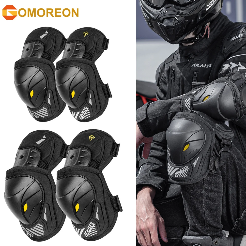 GOMOREON 1 Par de Protectores  - Mountain Biking Elbow Pads reseña y precio