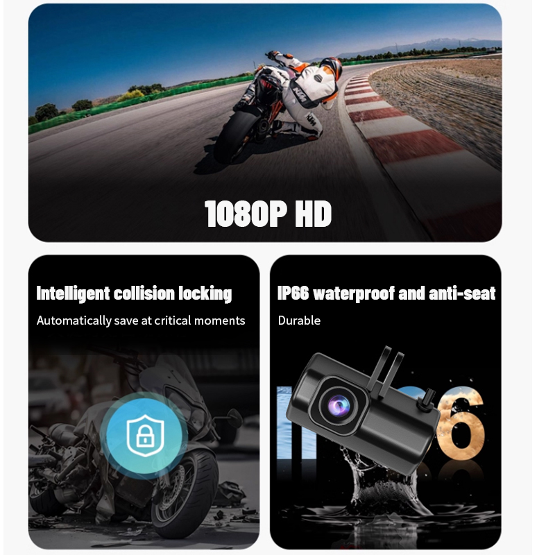 1080P motocicleta DVR cuerpo c - Mountain Biking Iceland reseña y precio