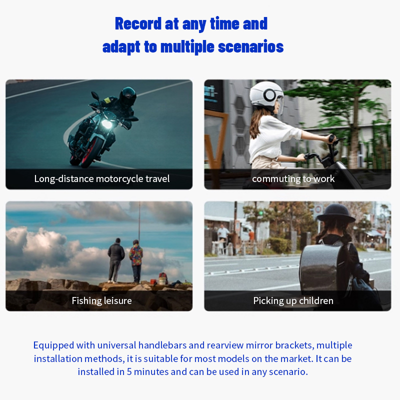 1080P motocicleta DVR cuerpo c - Mountain Biking Iceland reseña y precio