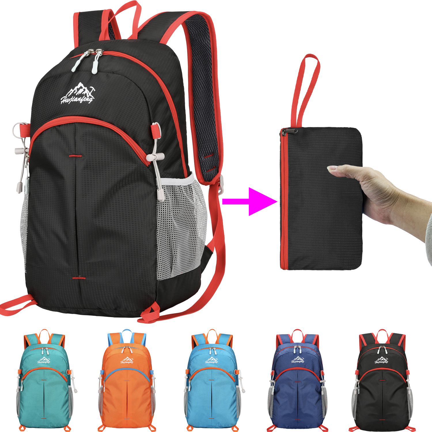 18l bolsa portátil plegable de - Mountain Biking Backpack reseña y precio