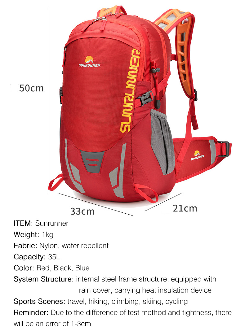 Mochila de senderismo de 35L,  - Mountain Biking Backpack reseña y precio