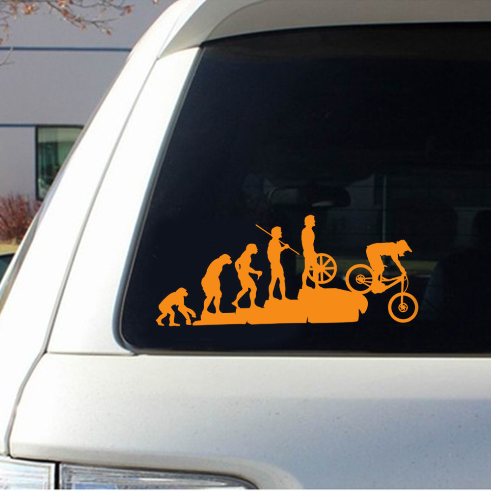 Pegatina de evolución interesa - Mountain Biking Cartoon reseña y precio