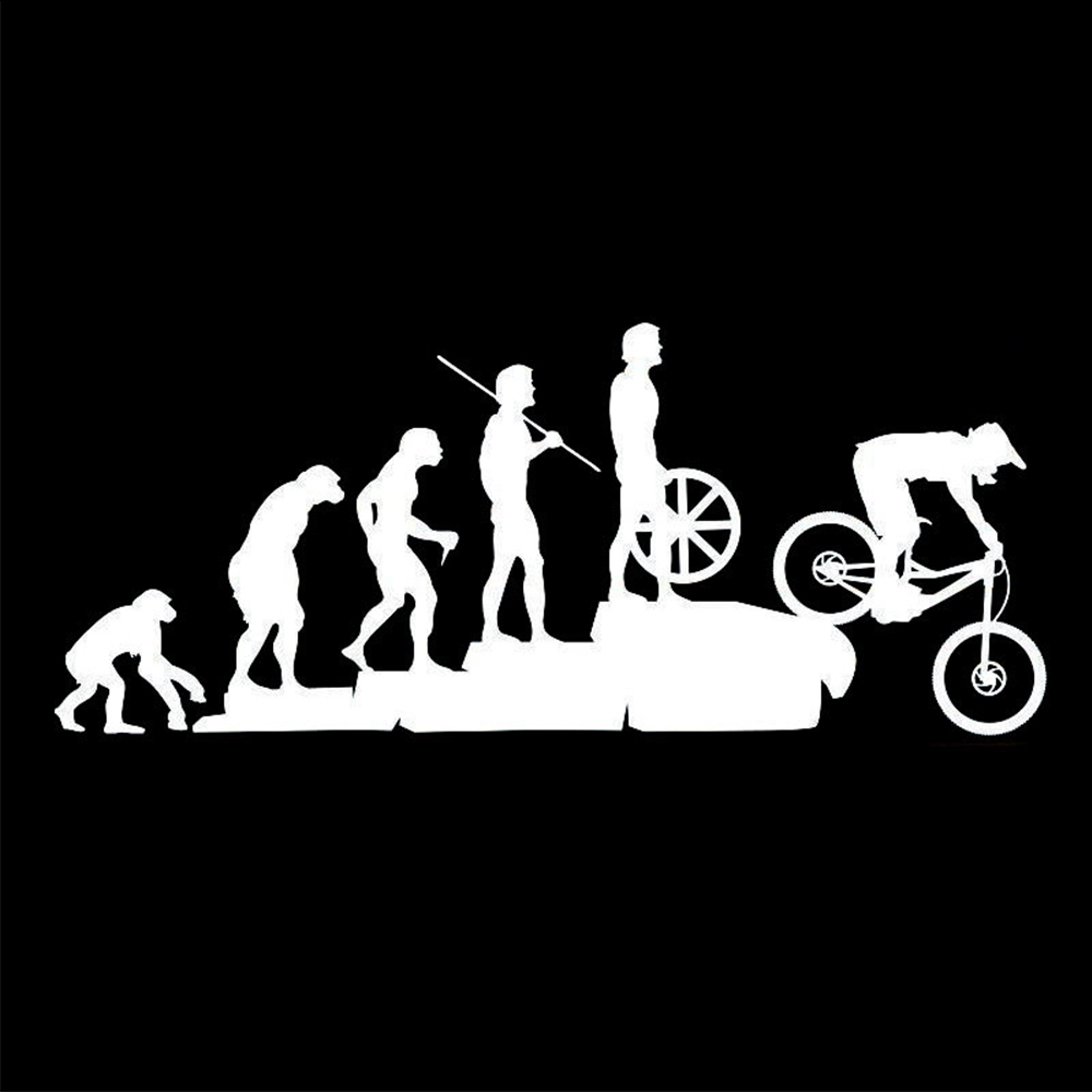 Pegatina de evolución interesa - Mountain Biking Cartoon reseña y precio
