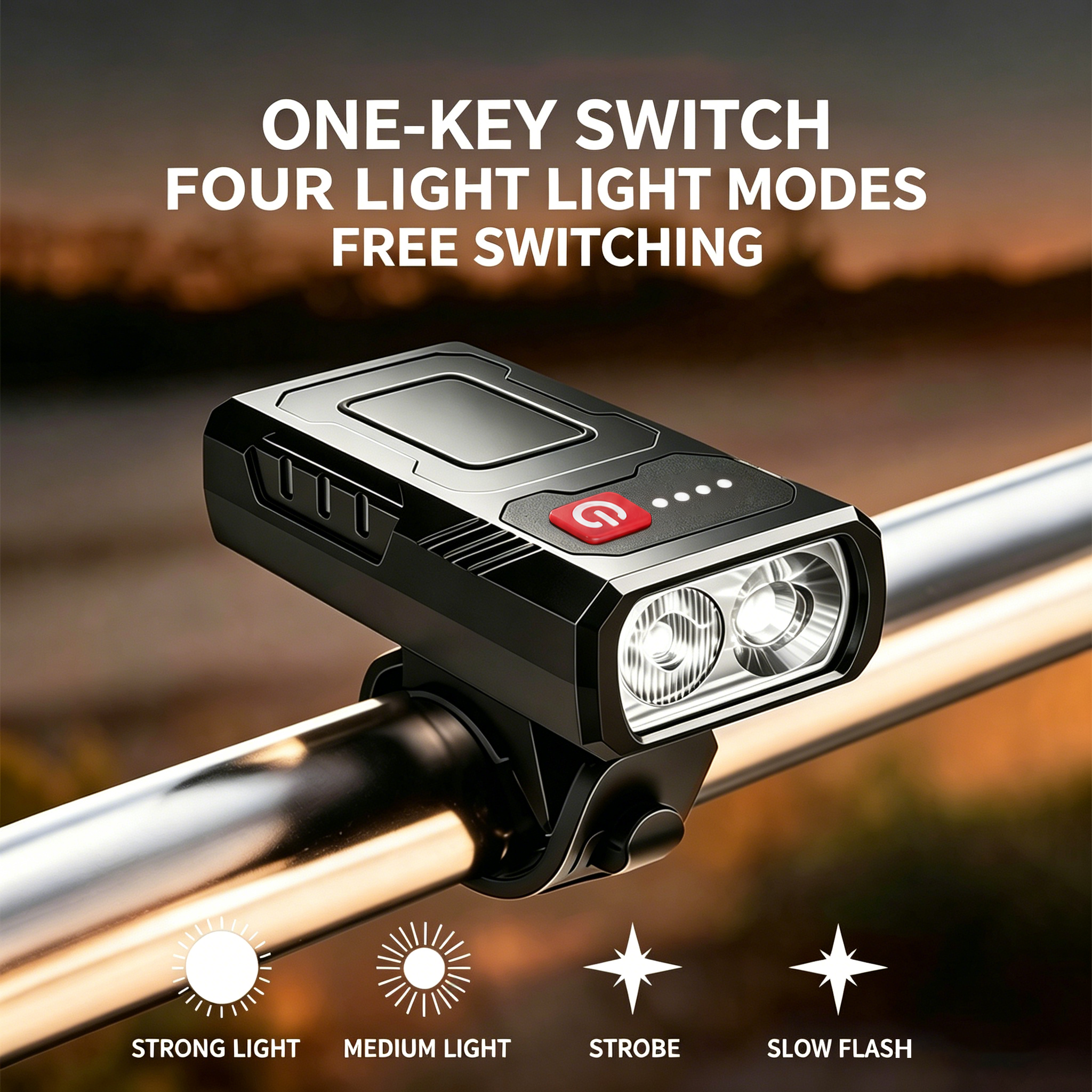 Luz Delantera para Bicicleta d - Mountain Biking Zone 2 reseña y precio