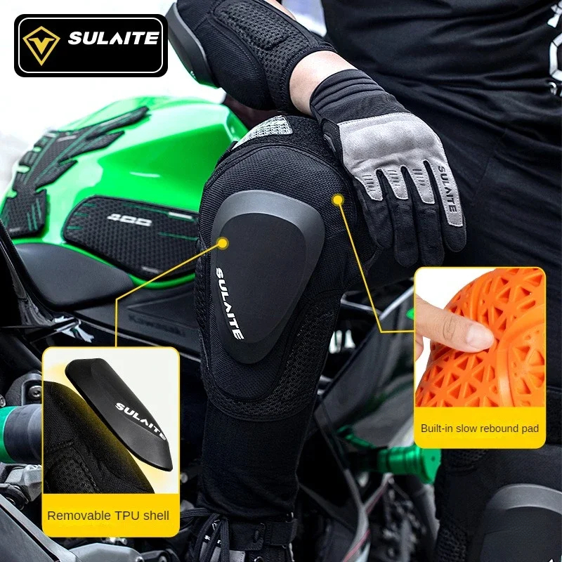 SULAITE motocicleta Motocross  - Mountain Biking Elbow Pads reseña y precio