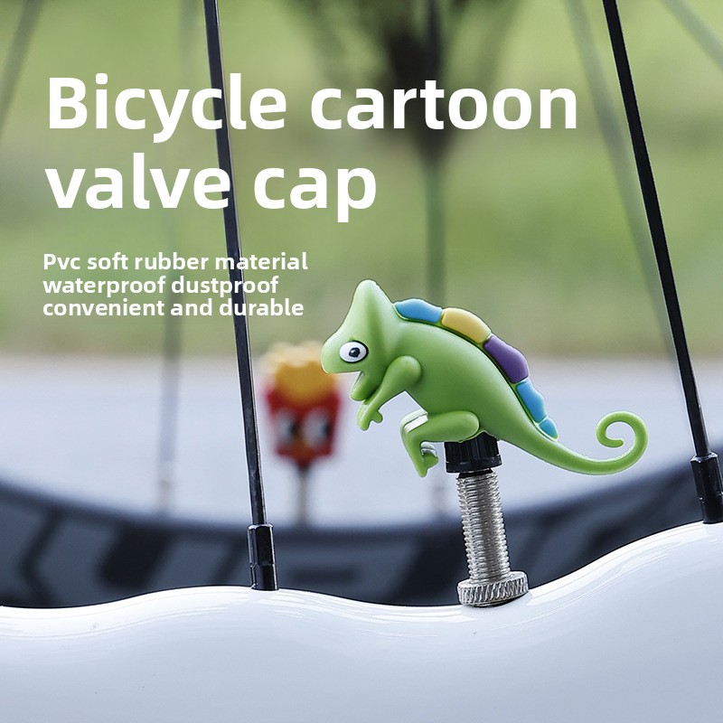 2/3 piezas Tapas de Válvula de - Mountain Biking Cartoon reseña y precio