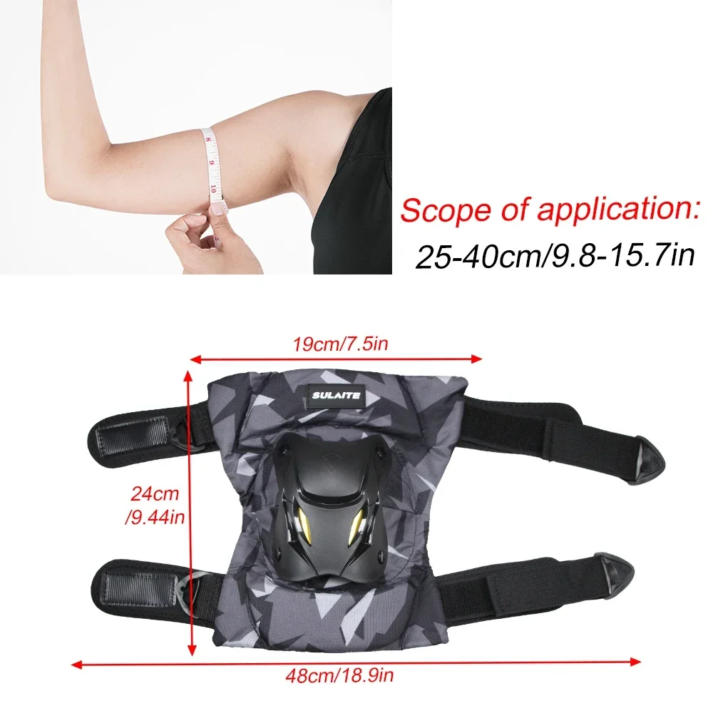 FAATTQQ 1 Par de Protectores d - Mountain Biking Elbow Pads reseña y precio