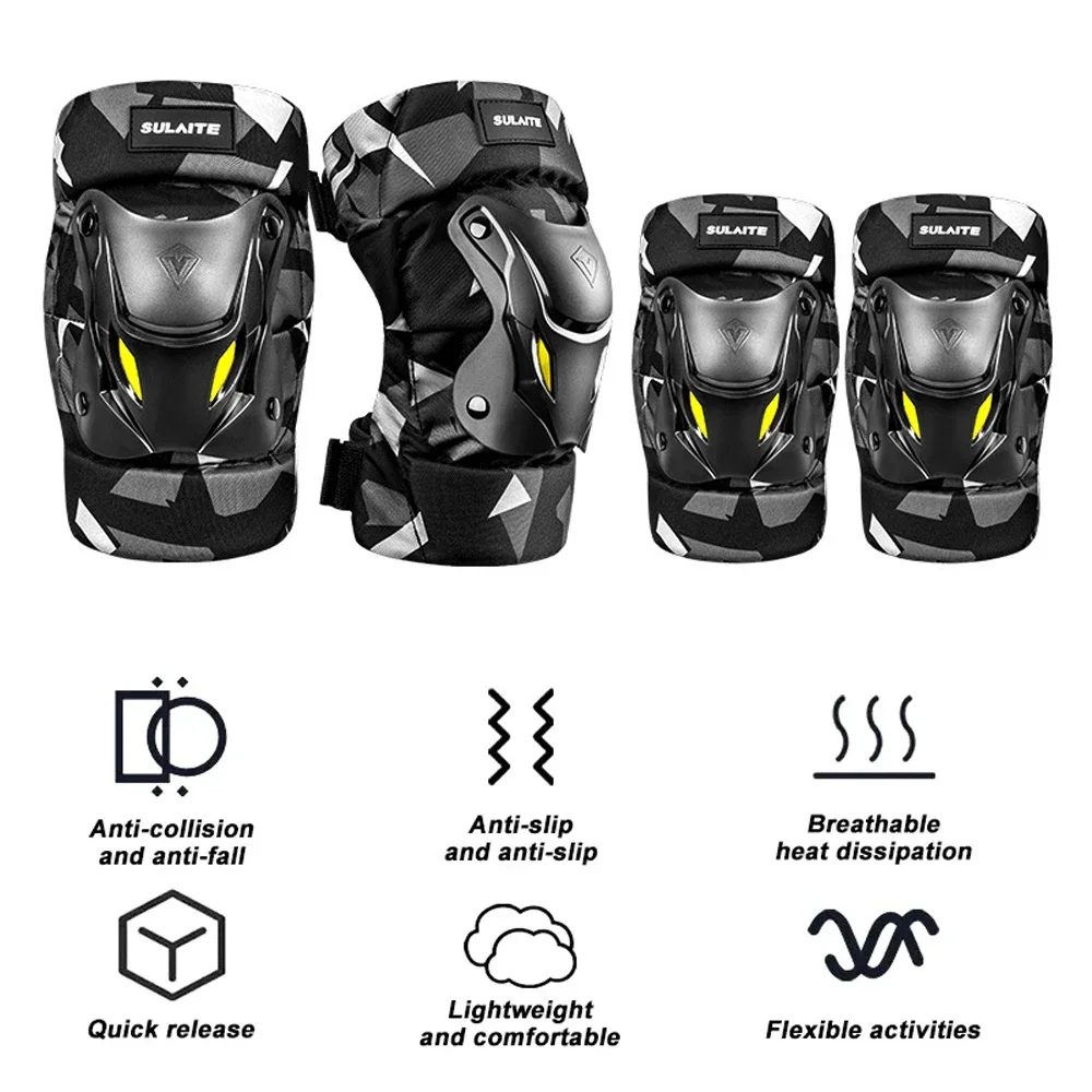 FAATTQQ 1 Par de Protectores d - Mountain Biking Elbow Pads reseña y precio