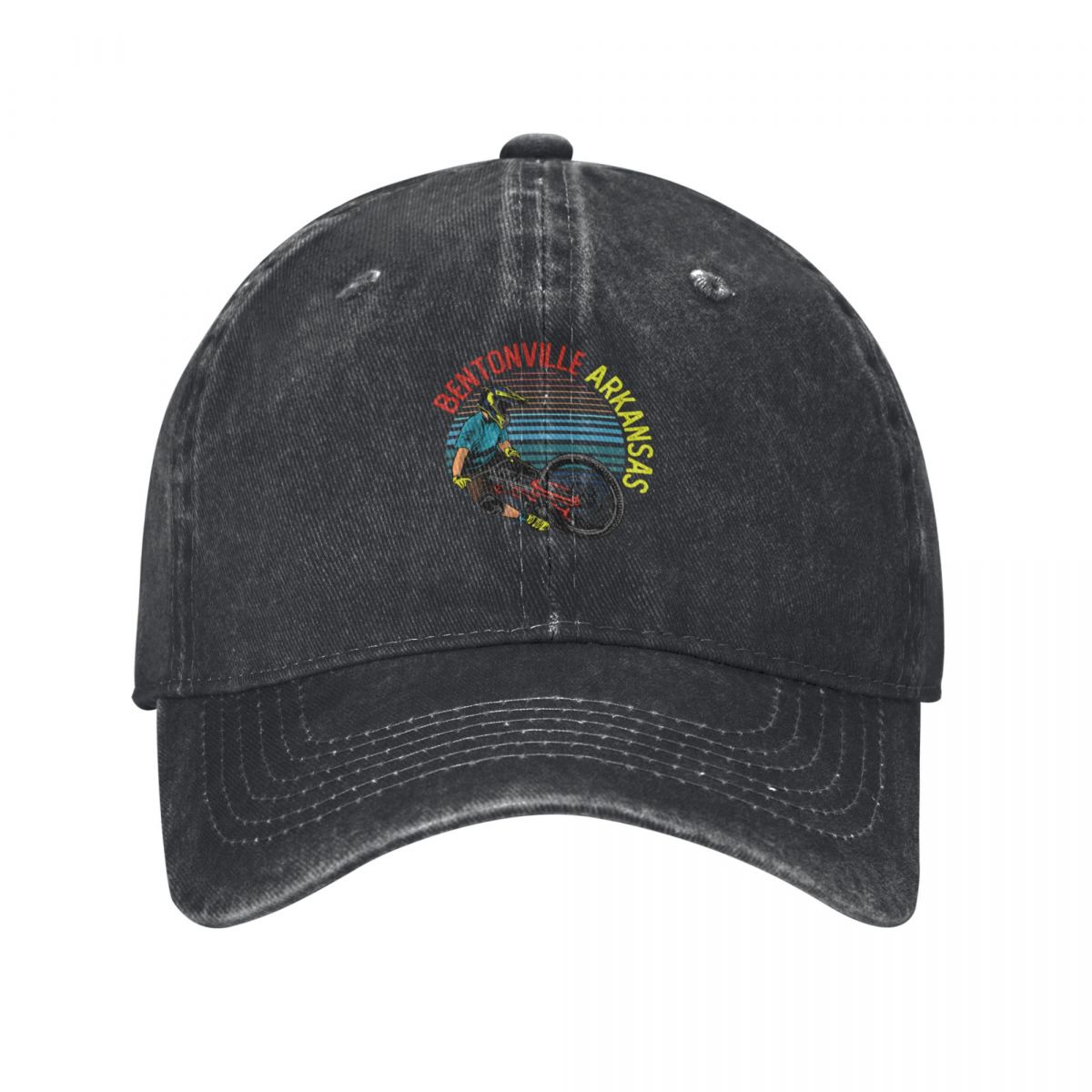 Gorra de béisbol Vintage Retro - Mountain Biking Arkansas reseña y precio
