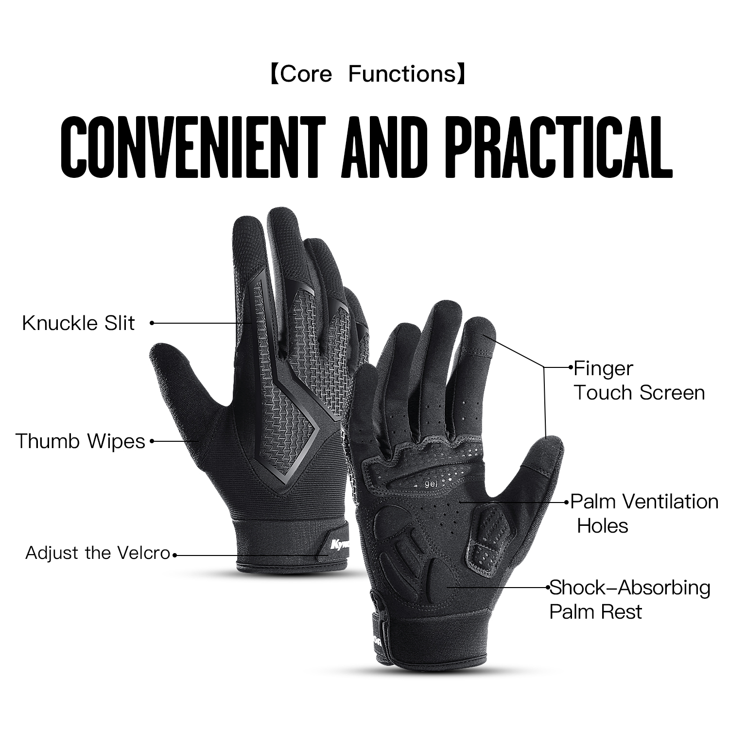 Guantes de Ciclismo Kymc de De - Mountain Biking Elbow Pads reseña y precio