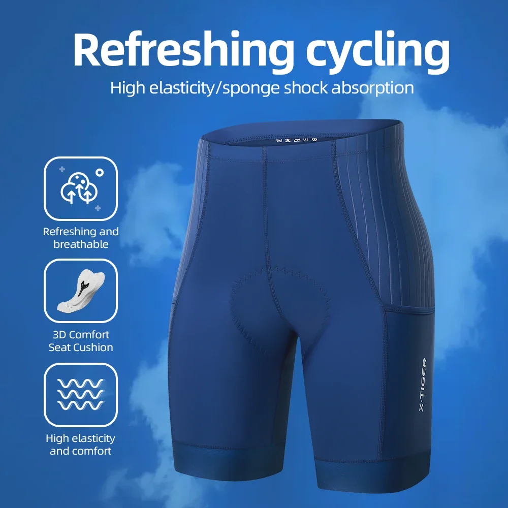 X-TIGER Pantalones cortos de c - Mountain Biking Shorts Women reseña y precio