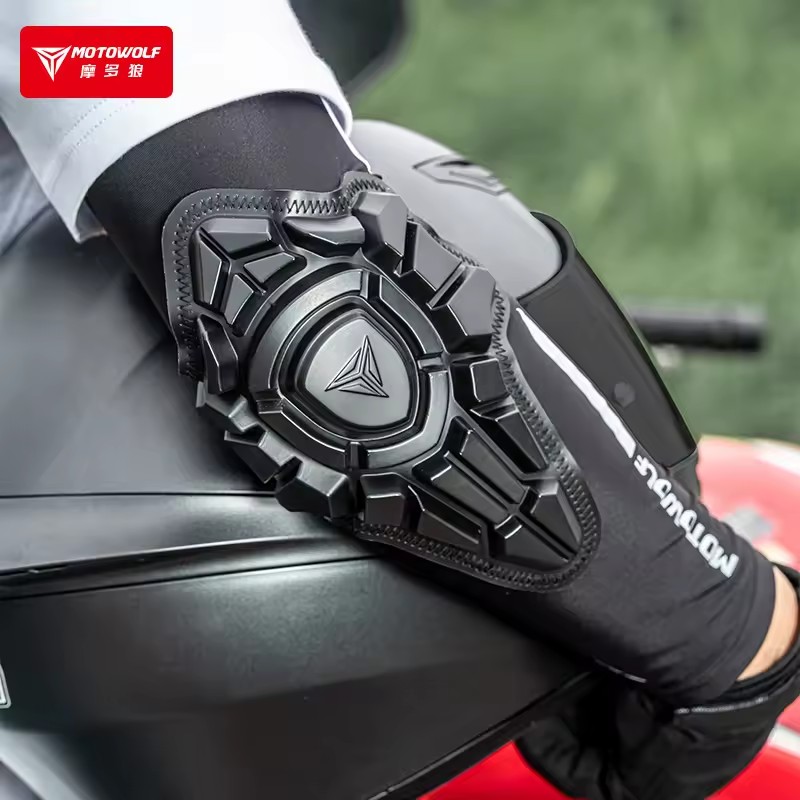 MOTOWOLF-Protector de codo par - Mountain Biking Elbow Pads reseña y precio