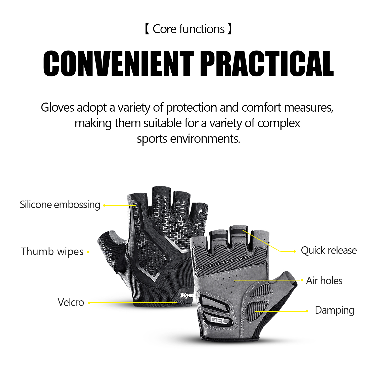 Guantes de Ciclismo Kymc de Me - Mountain Biking Elbow Pads reseña y precio