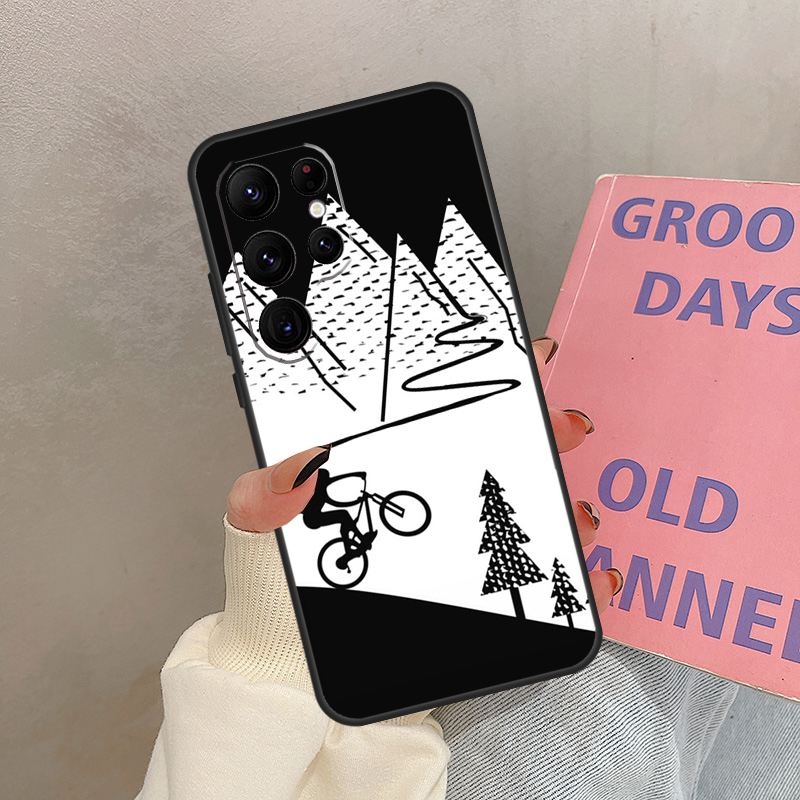 Funda para Bicicleta de Montañ - Mountain Biking Cartoon reseña y precio
