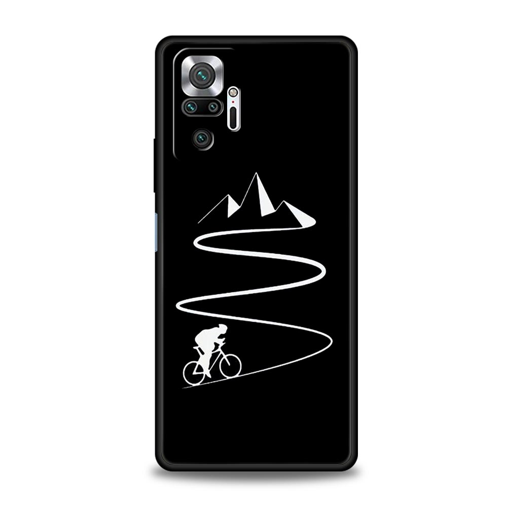 Funda de teléfono artística pa - Mountain Biking Cartoon reseña y precio