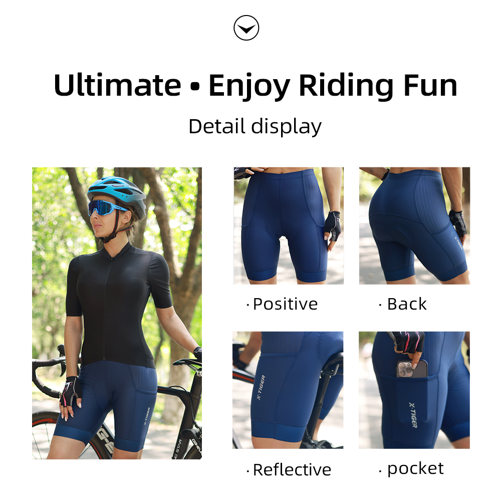 X-tiger-pantalones cortos de c - Mountain Biking Shorts Women reseña y precio