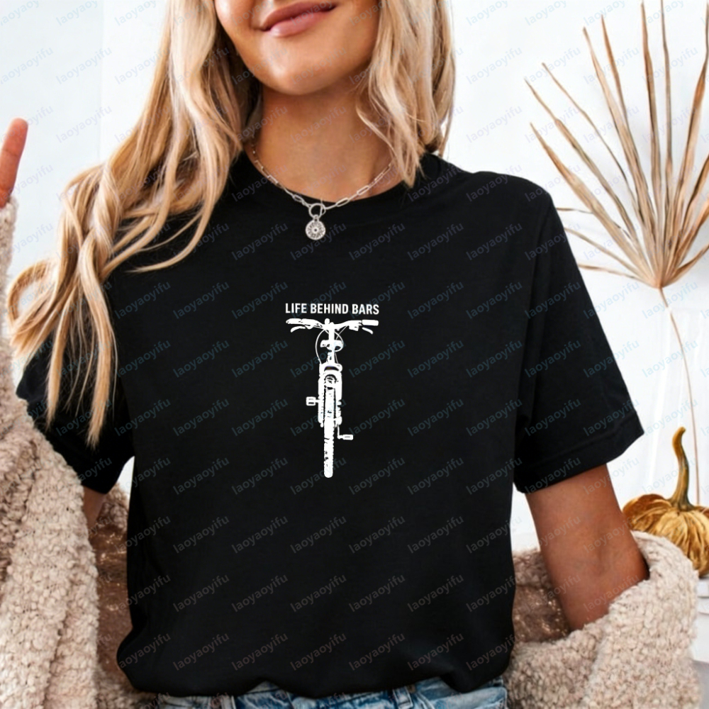 Camiseta divertida para ciclis - Mountain Biking Cartoon reseña y precio