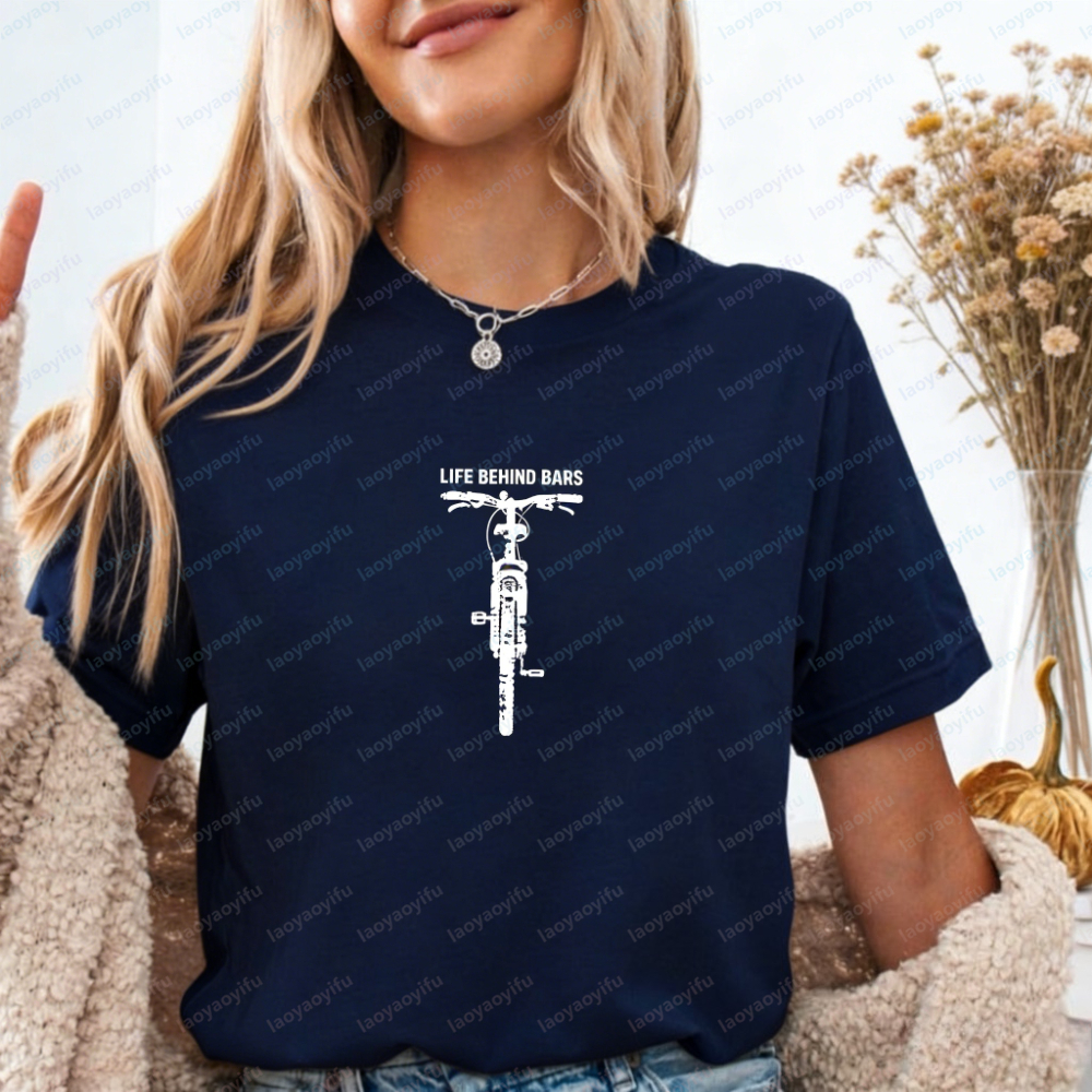 Camiseta divertida para ciclis - Mountain Biking Cartoon reseña y precio