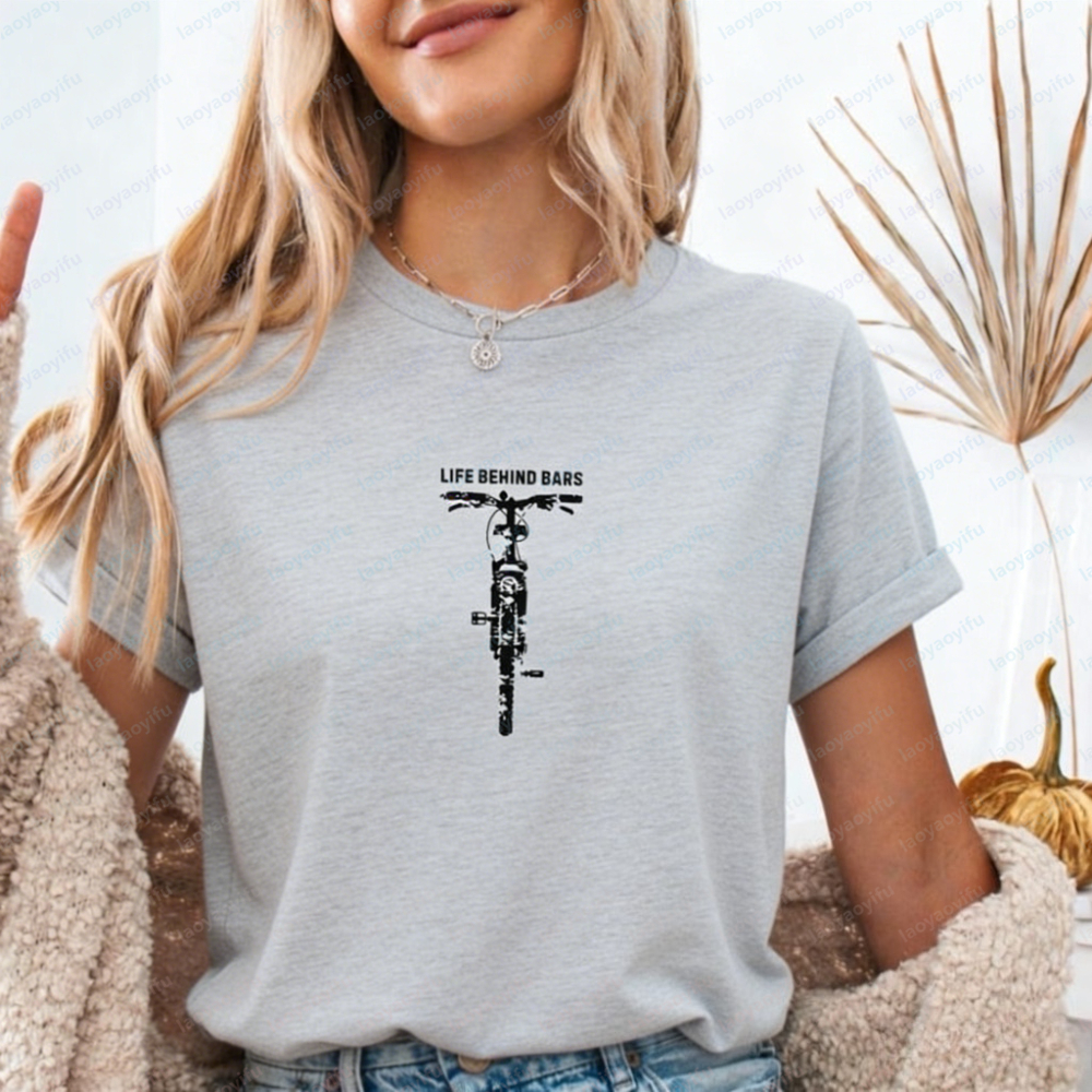 Camiseta divertida para ciclis - Mountain Biking Cartoon reseña y precio