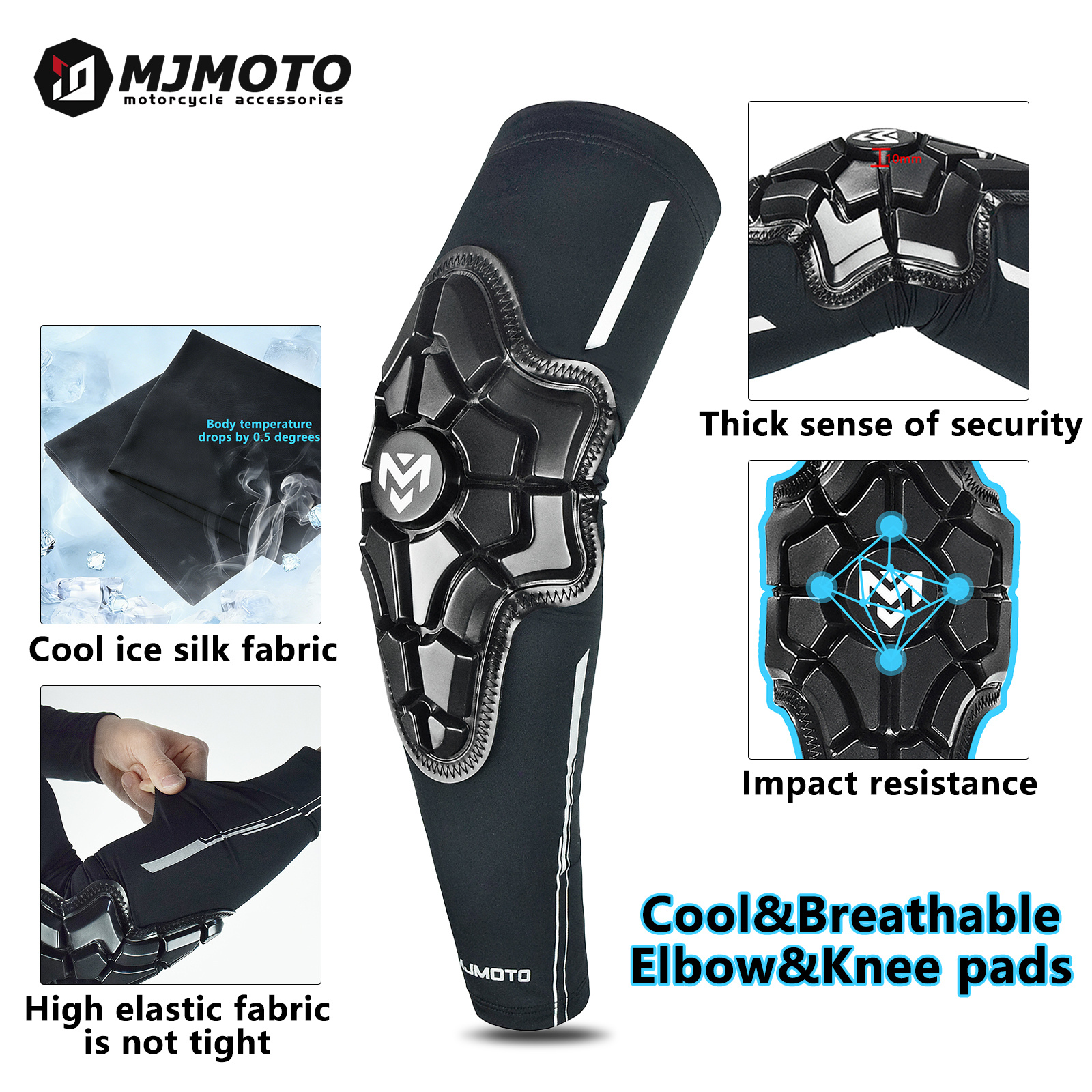 Protector de Codo y Rodilla de - Mountain Biking Elbow Pads reseña y precio