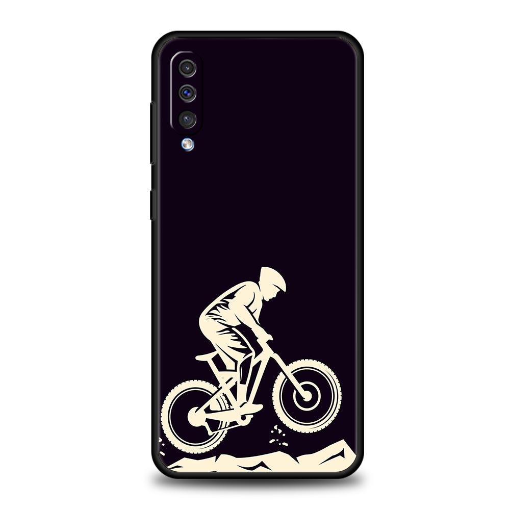 Funda artística de ciclismo pa - Mountain Biking Cartoon reseña y precio
