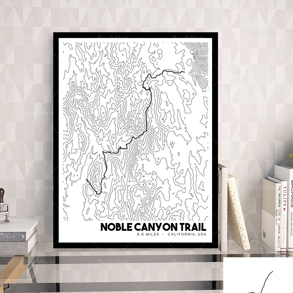 Mapa topográfico Pinnacle Moun - Mountain Biking Arkansas reseña y precio